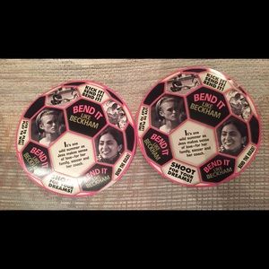 Bend it like Beckham Soccer Ball/Football Stickers
